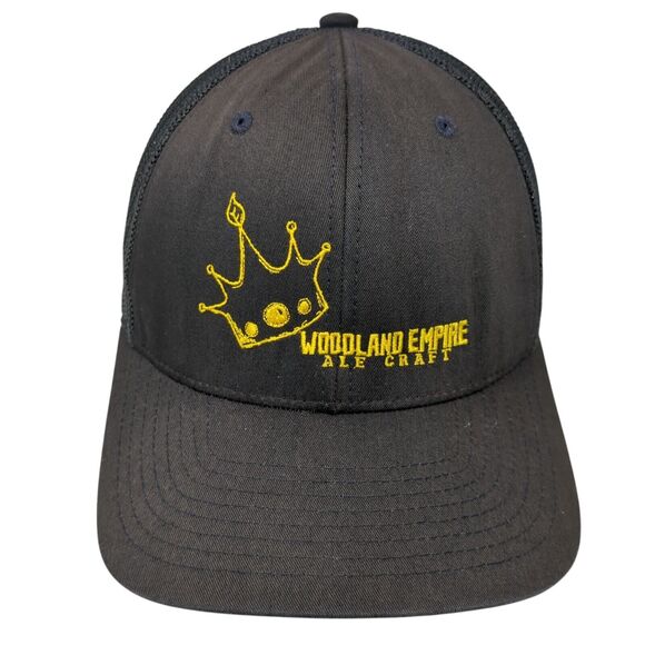 Woodland Empire Ale Craft Fitted Mesh Back Trucker Hat Black One Size - Picture 1 of 8